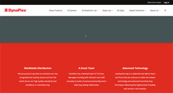 Desktop Screenshot of dynaflex.com