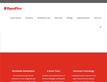Tablet Screenshot of dynaflex.com